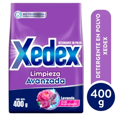 Detergente En Polvo Toque Suavizante Lavanda Xedex 400g 400g