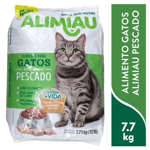 Alimento Gato Alimiau Pescado 7711g