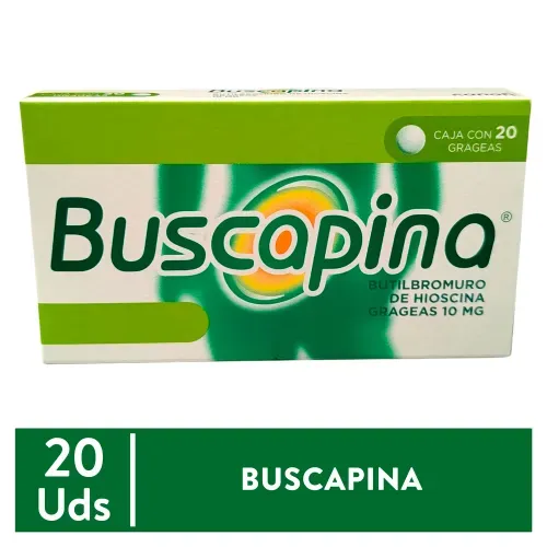 Buscapina 10mg caja 20 tabletas - Precio indicado por tableta