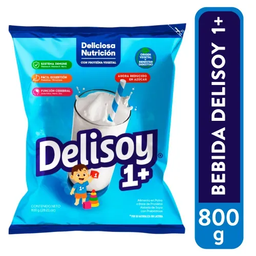 Bebida En Polvo Delisoy 1mas Ra 800g