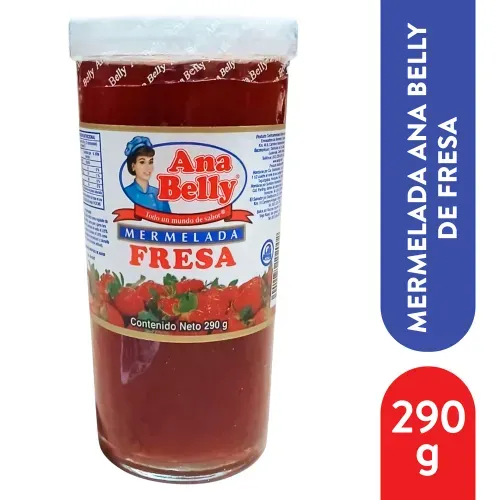 Mermelada Fresa Anabelly Vidrio 290g