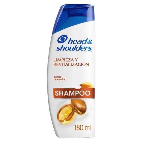 Shampoo Head & Shoulders Limpieza Y Revitalización Control Caspa - 180 ml