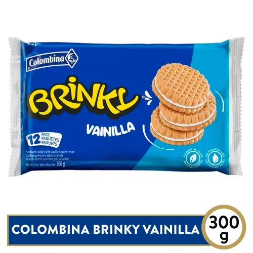 Galleta Colombina Brinky Vainilla 300 Gr