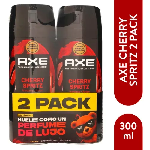 Deo Axe Aer Cherry 2pack 300ml