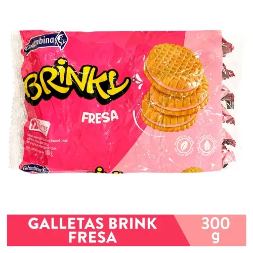 Galleta Colombina Brinky Fresa 300 Gr