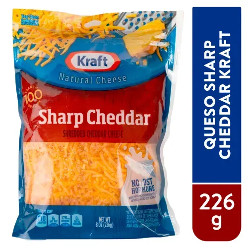 Kraft Queso Cheddar Sharp Rall 226g