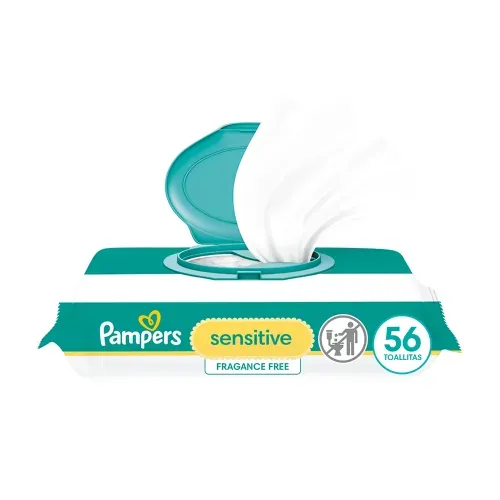 Toallitas Húmedas Pampers Sensitive - 56 Uds