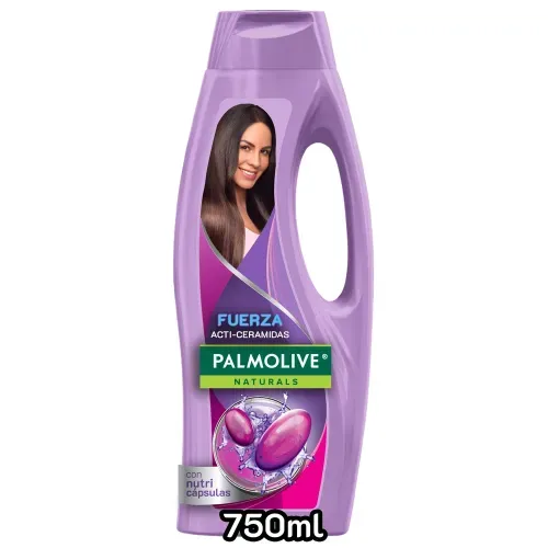 Shampoo Palmolive Naturals Fuerza con Acti-Ceramidas - 750 ml