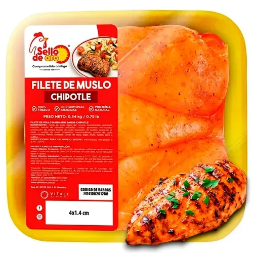 Filet De Muslo Sello de Oro Chipotle -340 ml