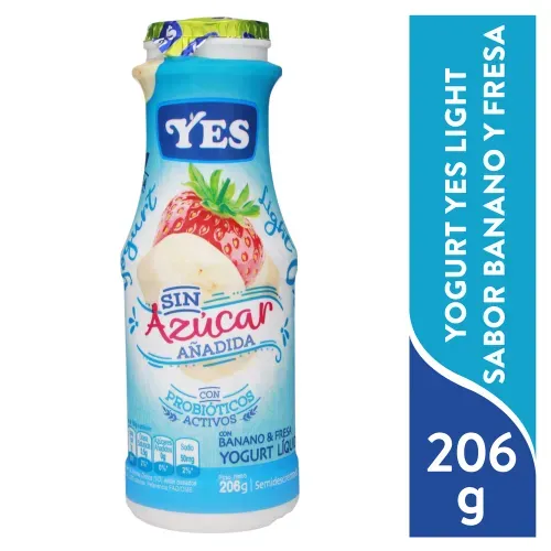 Yogurt Yes Liquido Bananfresh Light - 206 g