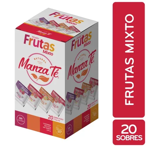 Infusión Manza Té Frutas Mixto caja 20 Uds - 26 g
