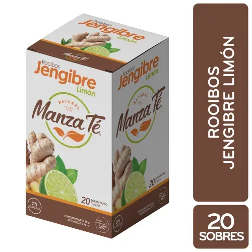 Jengibre con limón Manza Té - 20 g