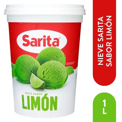 Nieve Sarita sabor limón - 1 L