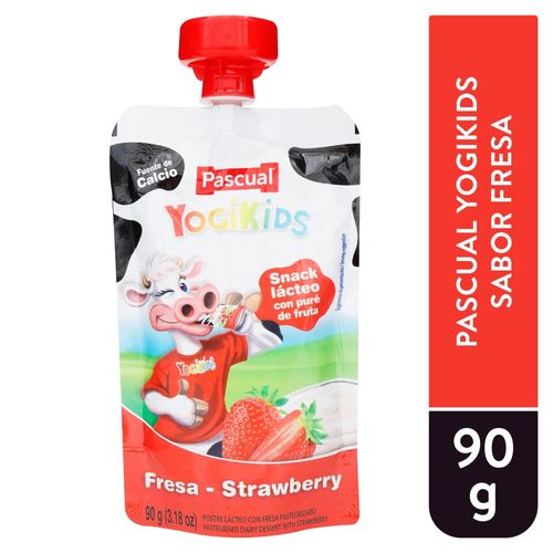 Yogikids Postre Fresa Doypack 90 g