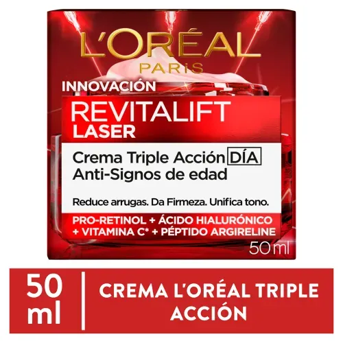 Laser Crema Dia Revitalift Tri Acc 50ml