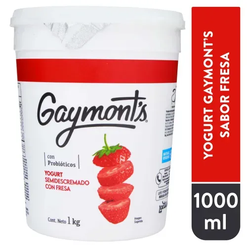 Yogurt Gaymonts Fresa - 1000 ml