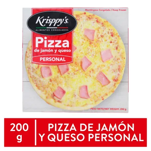 Pizza Krisppys Personal De Jamón Y Queso - 200 g