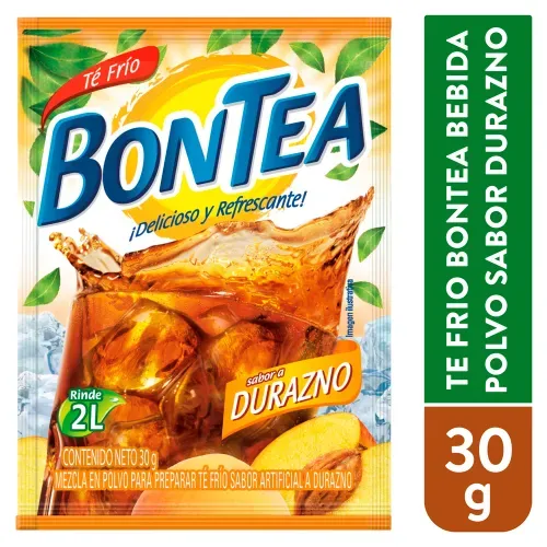 Bebida En Polvo Bontea Té Frio Con Sabor  Durazno - 30 g