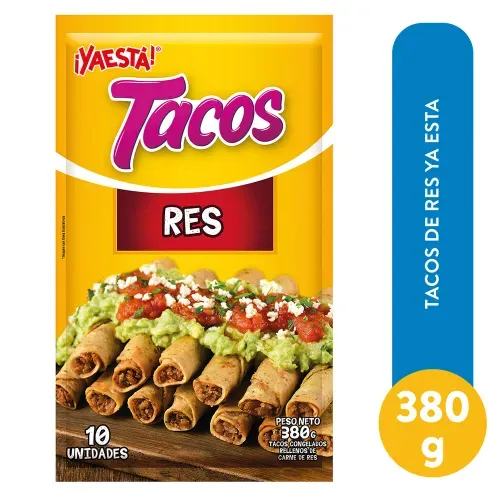 Tacos Ya Está de res 10 Uds - 380 g