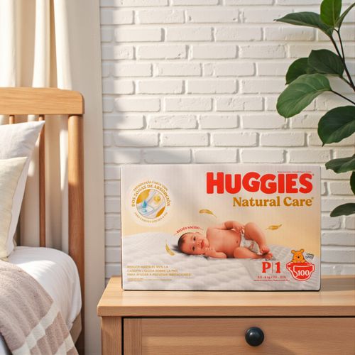 Panal Huggies Nat Care Giga p 100 Unidad