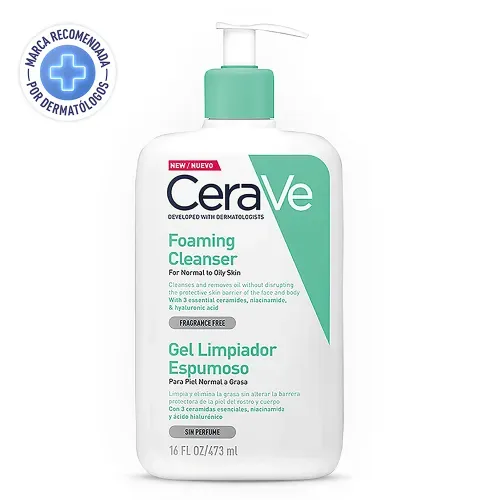 Gel Limpiador CeraVe Espumoso - 473 ml