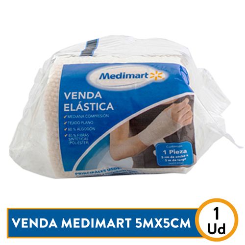 Venda Medimart Elastica 5x5 cm - 1 Unidad