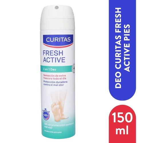 Spray Curitas Fresh Active Pies 150ml