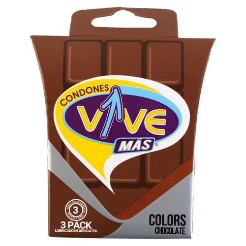 Vive Colors Sabor Chocoate 3 Uni Unidad