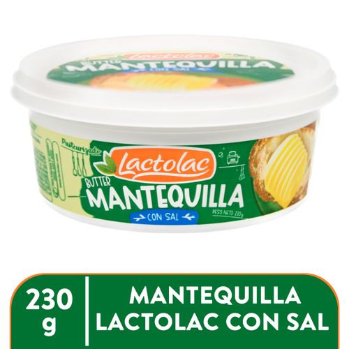 Lactolac Mantequilla Con Sal 230g