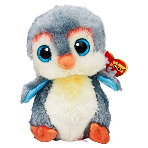 Ty Beanie Boos Fisher Pinguino Gris Reg