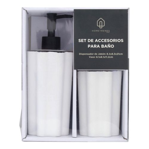 Htjuego De Bano De Ceramica De 2 Piezas