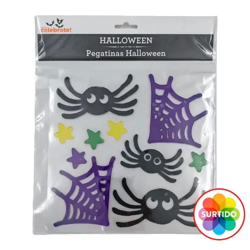 Decoración de gel Way To Celebrate con diseño de esqueleto Halloween