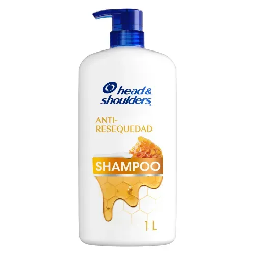 Shampoo Head & Shoulders Anti-resequedad Nutrición Diaria Miel Aceites Esenciales - 1 L