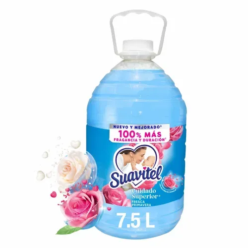 Suavizante de Telas Suavitel, Cuidado Superior Fresca Primavera -7.5 L