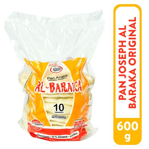 Pan Joseph Al Baraka 10 Unidades - 600 g