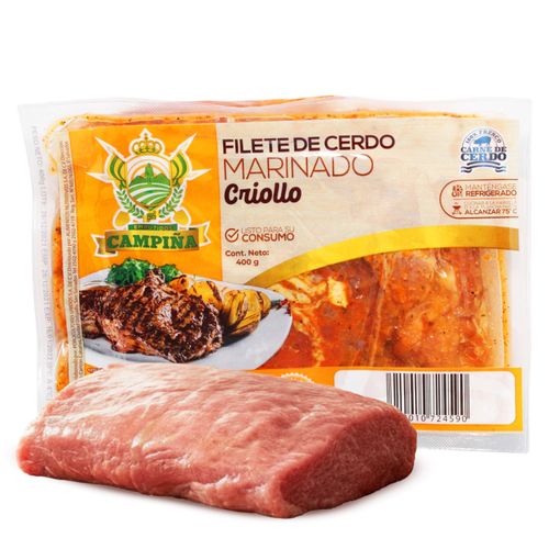 Filete De Cerdo Campiña Del Rey En Salsa Criolla