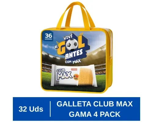 Galleta Salada Gama Clubmax Tupper - 1224 g