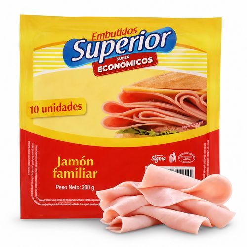 Jamón Superior, Familiar - 200 g