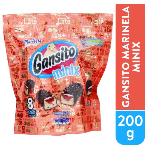 Past Marinel Gansito Minix 8p Bol 200 g