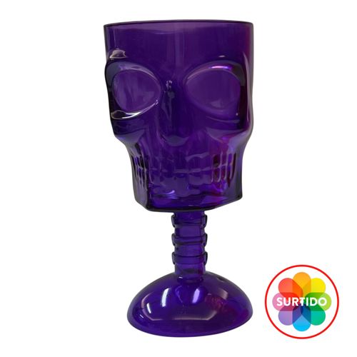 Copa Way To Celebrate de plástico con forma de calavera Halloween