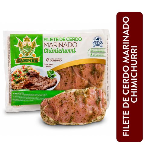 Filete De Cerdo En Salsa Chimichurri