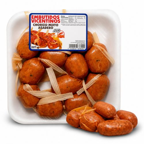 Vicentinos Chorizo Mixto Bandeja - 227 g