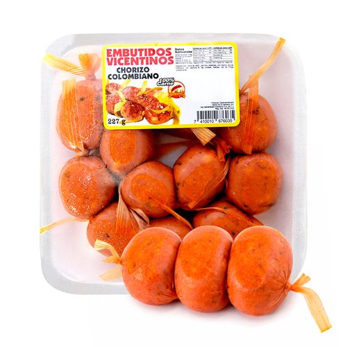 Chorizo Vicentino Colombiano Bandeja - 227 g