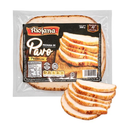 Jamón Única La Riojana de Pechuga de Pavo – 300 g