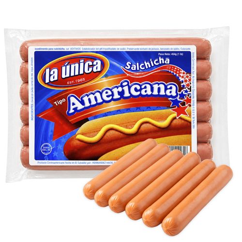 Salchicha La Única Americana - 454 g