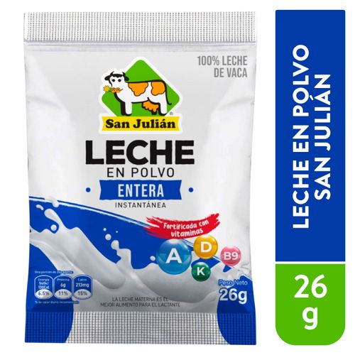Leche En Polvo San Julian 12u 26 g
