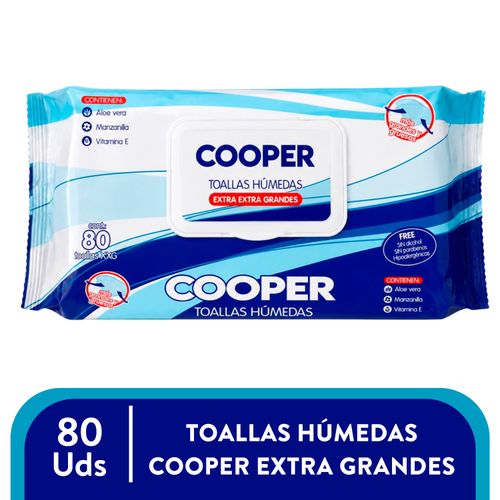 Toalla Humeda Cooper Xxl 80ea