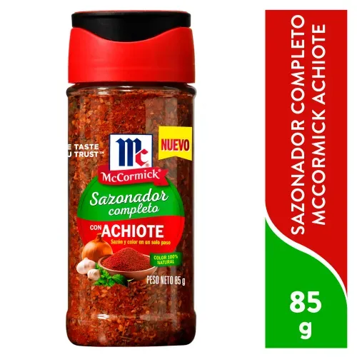 Sazonador Mck Compto Achiote Btll 85gr