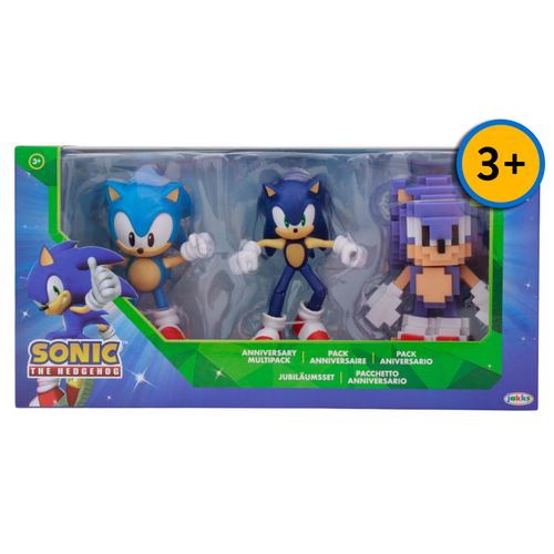 Sonic Pack De 3 Figu De 4 35 Aniv Tgt