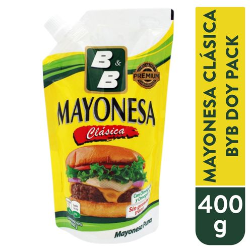 Mayonesa Clasica Byb Doy Pack 400 g